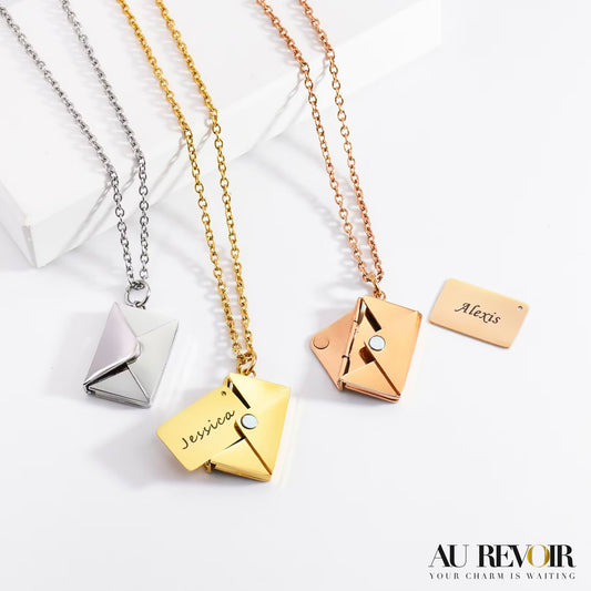 PERSONALISED ENVELOP NECKLACE