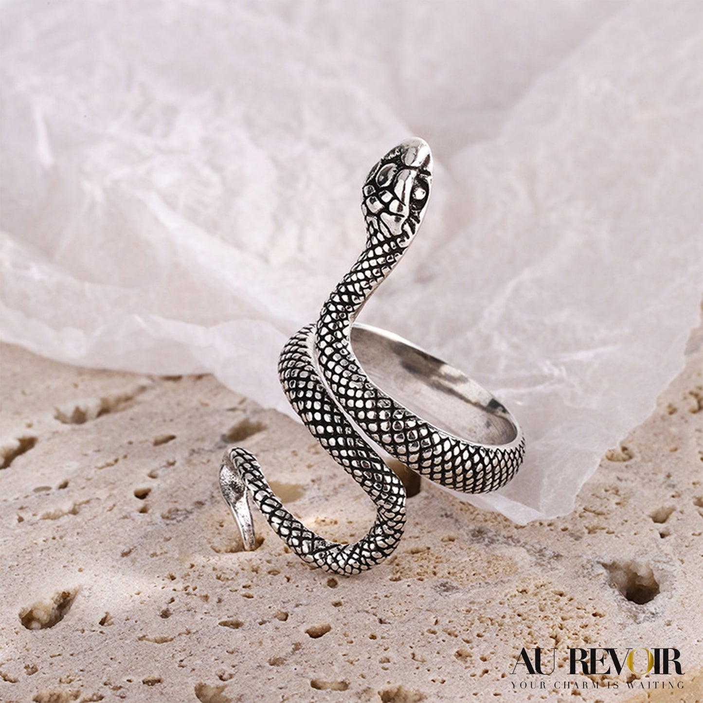 SNAKE RING (SILVER)