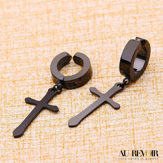 CROSS MAGNETIC EARRING