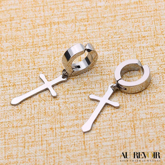 CROSS MAGNETIC EARRING
