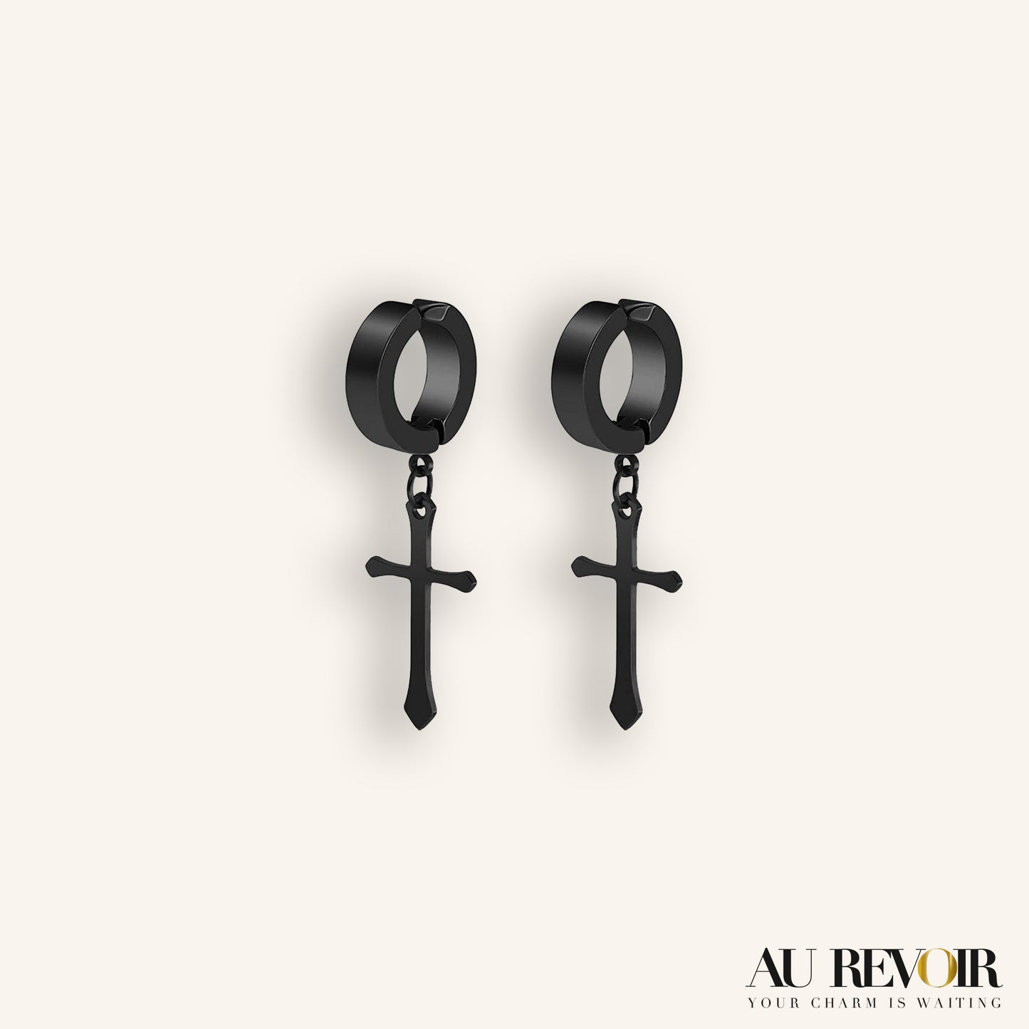 CROSS MAGNETIC EARRING