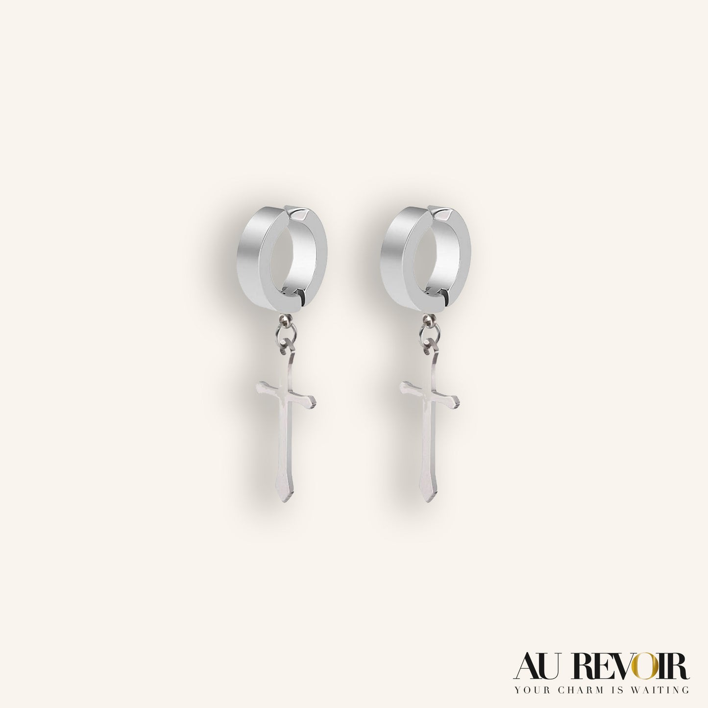 CROSS MAGNETIC EARRING