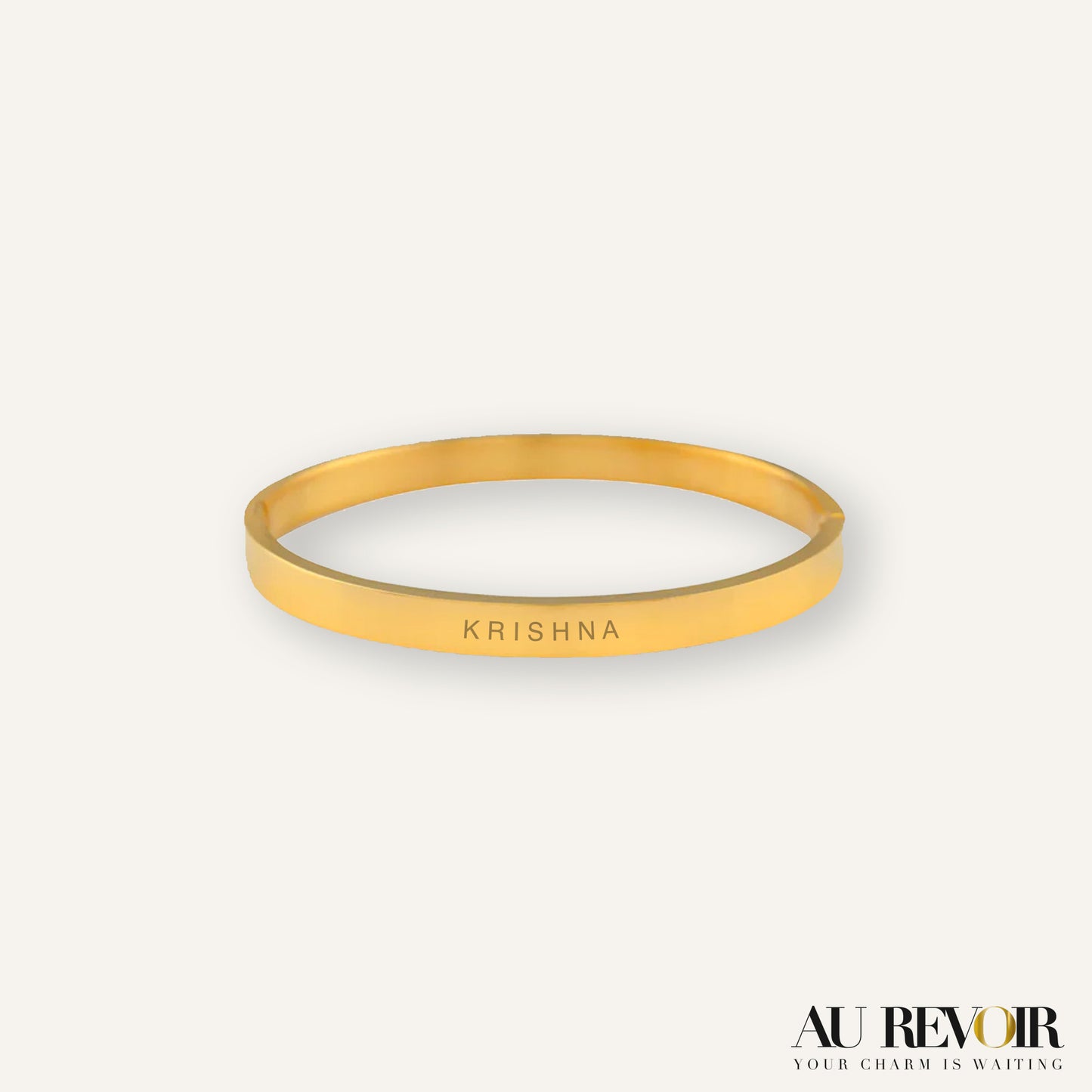 Personalised gold snap bracelet stainless steel jewelry with engraving