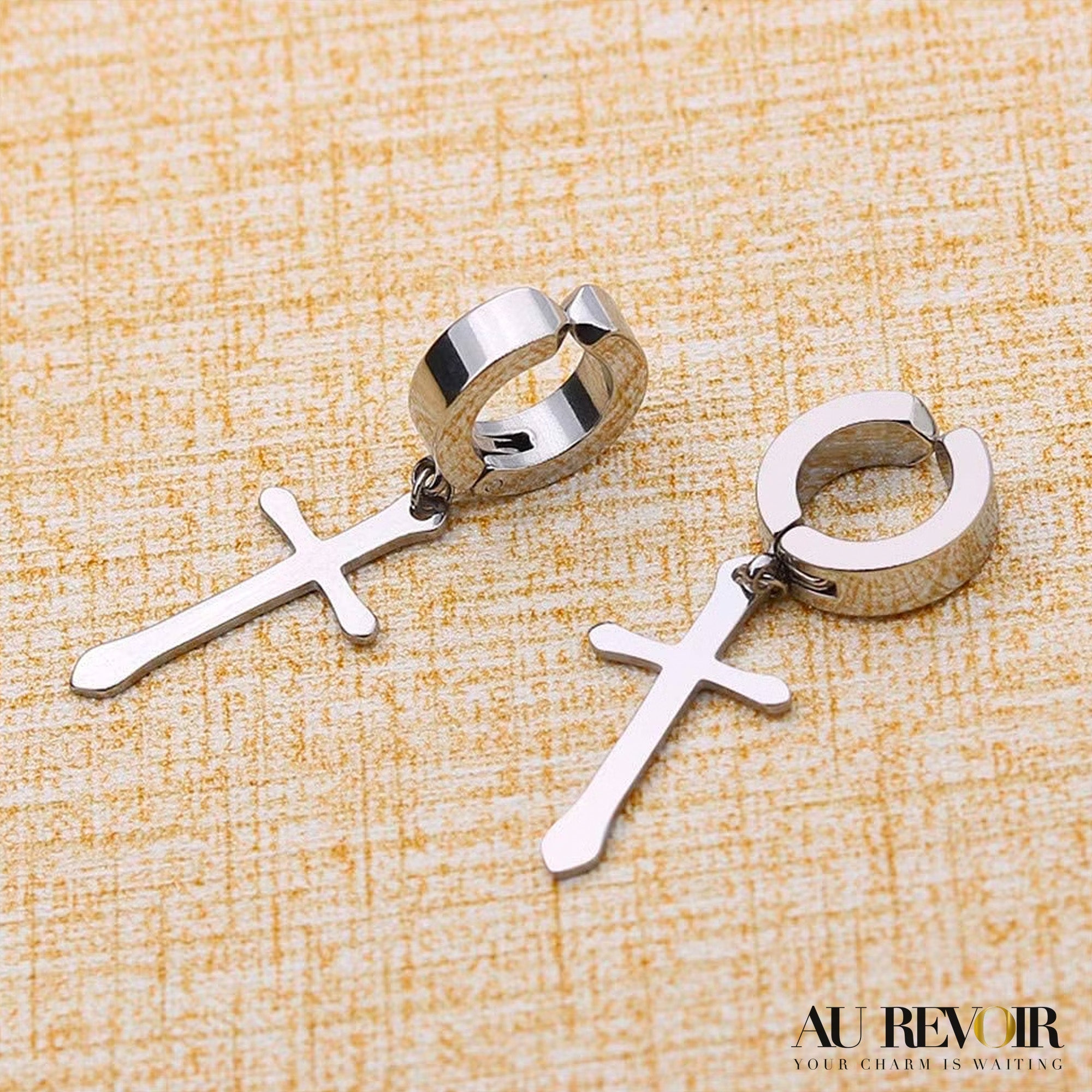 CROSS MAGNETIC EARRING
