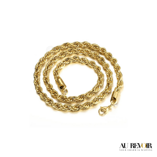 GOLD ROPE CHAIN - 5MM