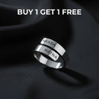 PERSONALISED COUPLE NAME RING