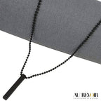 Black pendant with name custom jewelry 