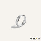 Silver ring custom name engraving personalised jewelry silver hand ring gifting product 