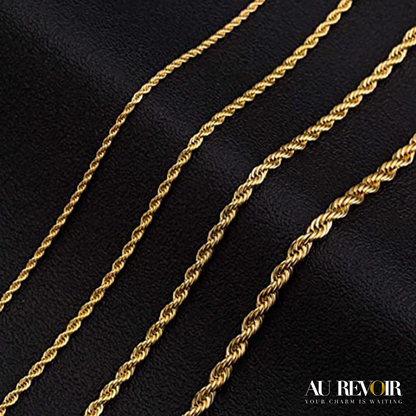 GOLD ROPE CHAIN - 5MM