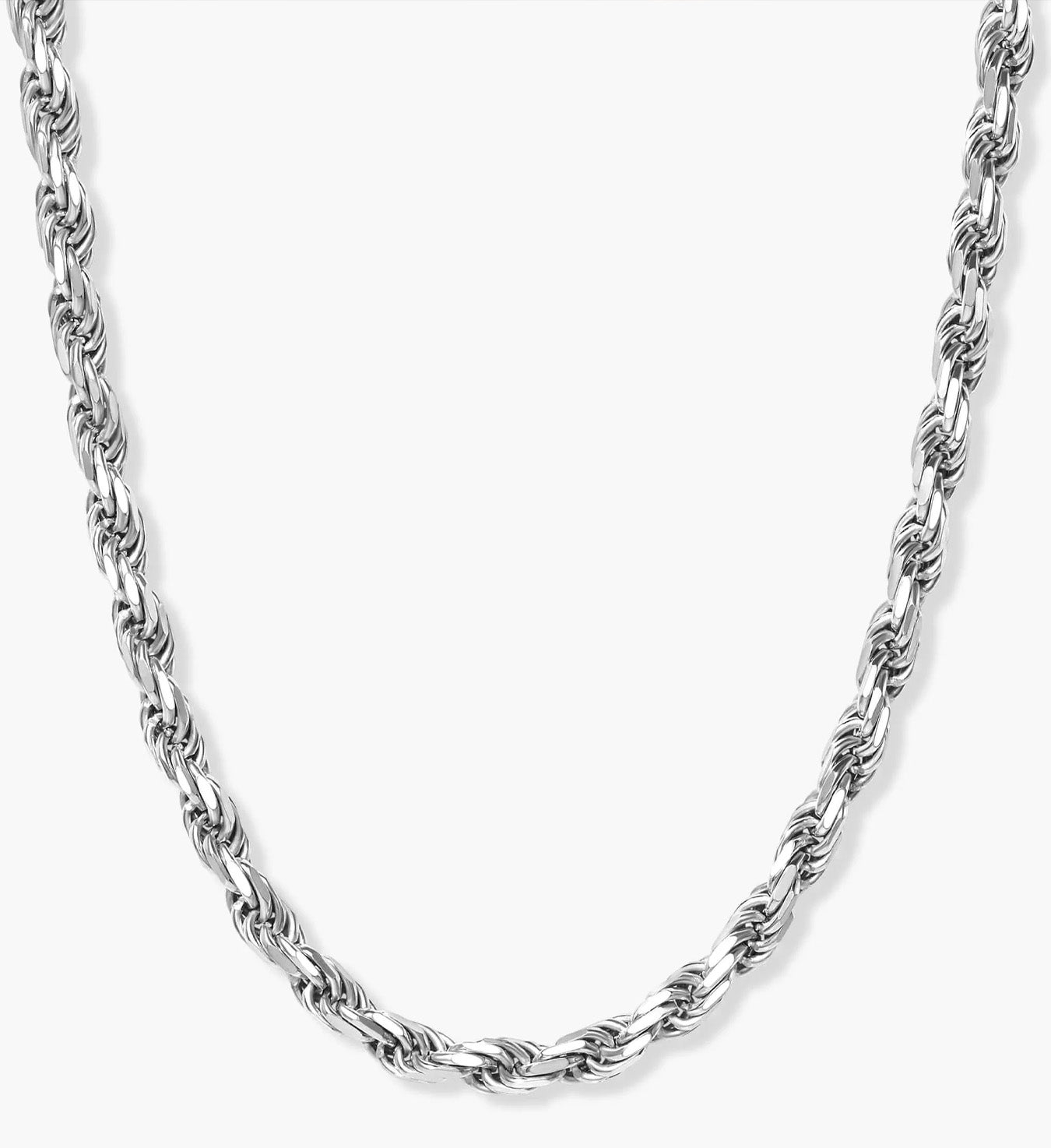SILVER ROPE CHAIN