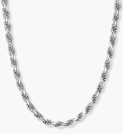 SILVER ROPE CHAIN